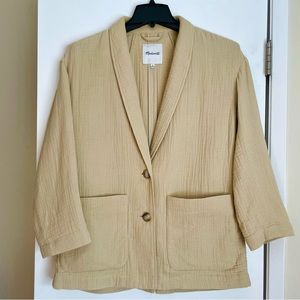 Madewell Lightspun Dorset Blazer M
